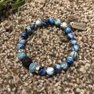 🌋"Warrior" Essential oil lava rock bracelet